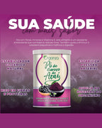 Pó do Caroço do Açaí 250g (Organza) – O "Café" Sem Cafeína, Colesterol e Glicemia (Vitadrop)