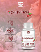 Berberina 60 Cápsulas (Combate) – Equilíbrio Glicêmico e Controle do Colesterol (Vitadrop)