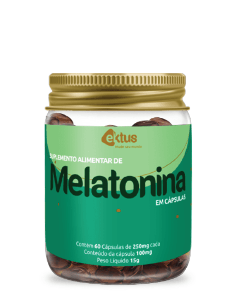 Melatonina Ektus 60 Cápsulas – Suplemento Alimentar
