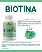 Biotina Ektus 60 Cápsulas – Manutenção e Saúde para Cabelos e Pele (Ektus)