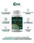 Polivitamínico A a Z Ektus 60 Cápsulas – Energia, Imunidade e Nutrição Essencial (Ektus)
