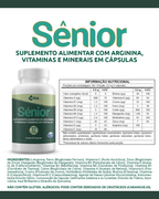 Sênior Ektus 60 Cápsulas – 17 Vitaminas, Minerais e Arginina para Vitalidade e Energia (Ektus)