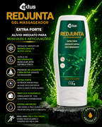 Gel Massageador Redjunta Ektus (115g) – Extra Forte, Absorção Rápida e Alívio de Tensões Musculares (Ektus)