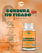 Gordura no Fígado Combate (60 Cápsulas) – Composto Hepato Protetor para Desintoxicação e Saúde Metabólica