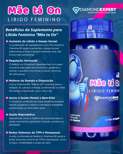 Mãe Tá On Diamond Expert 30 Cápsulas – Composto em Cápsulas