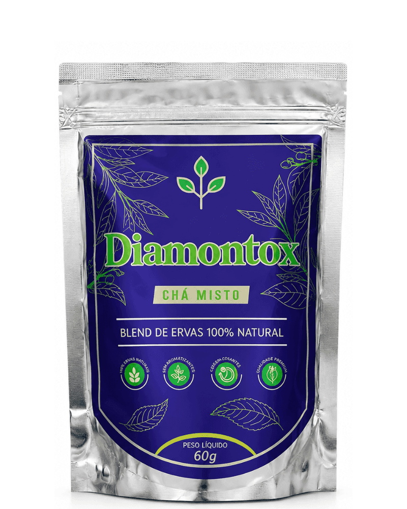 Diamontox Chá Misto – Hibisco, Chá Verde e Camomila