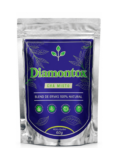 Diamontox Chá Misto – Hibisco, Chá Verde e Camomila