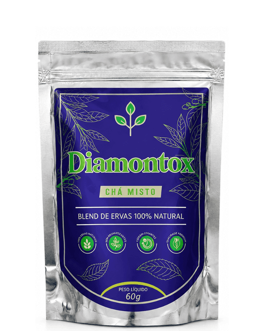 Diamontox Chá Misto – Hibisco, Chá Verde e Camomila