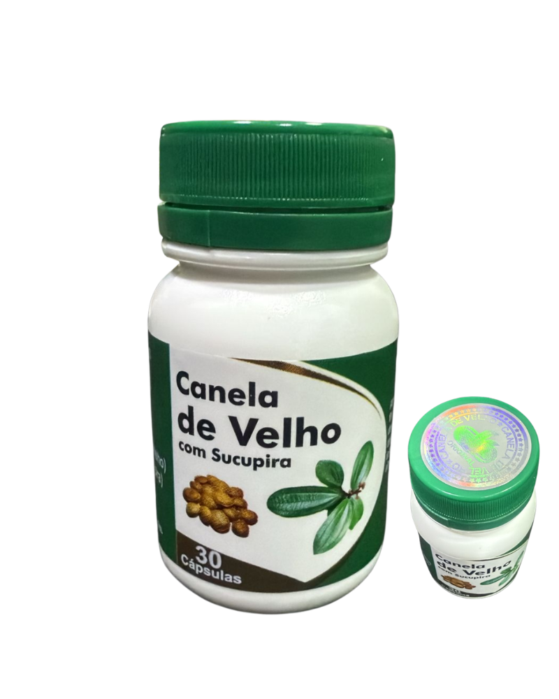 Canela de Velho com Sucupira – Blend de Ervas para Bem-Estar Corporal (30 Cápsulas)
