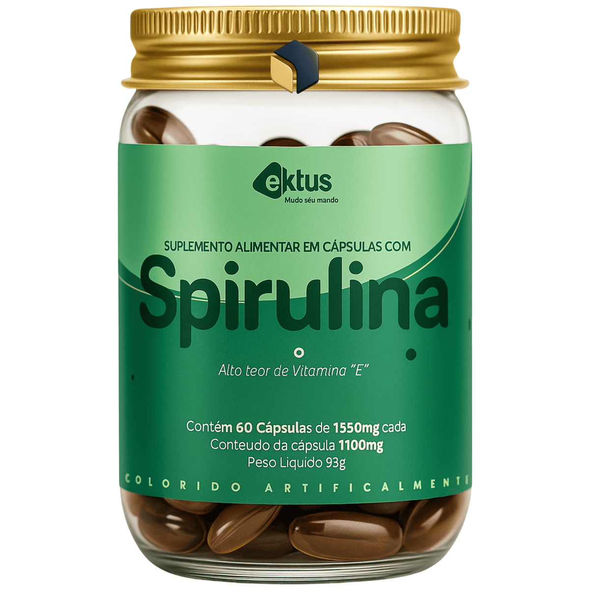 Spirulina Ektus – 60 cápsulas