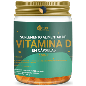 Vitamina D - 60 cápsulas