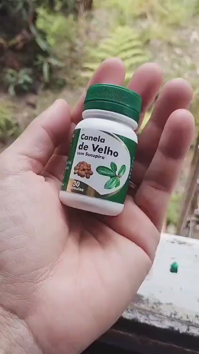 Canela de Velho com Sucupira - 30 cápsulas– Blend de Ervas para Bem-Estar Corporal